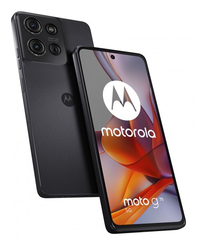 MOTOROLA Moto G75 5G, 17,2 cm (6,78"), Hybrid Dual SIM, Android 14, USB Type-C, 8 GB/256 GB, 5000 mAh, siva